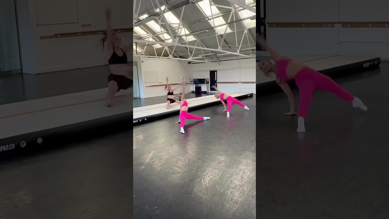 Acro tricks on moving objects 👀