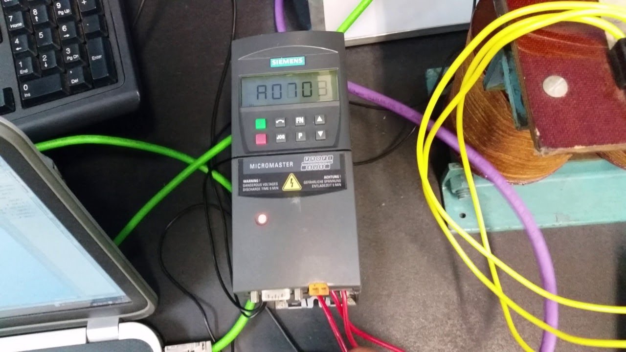 Micromaster440: Programmation via PROFIBUS