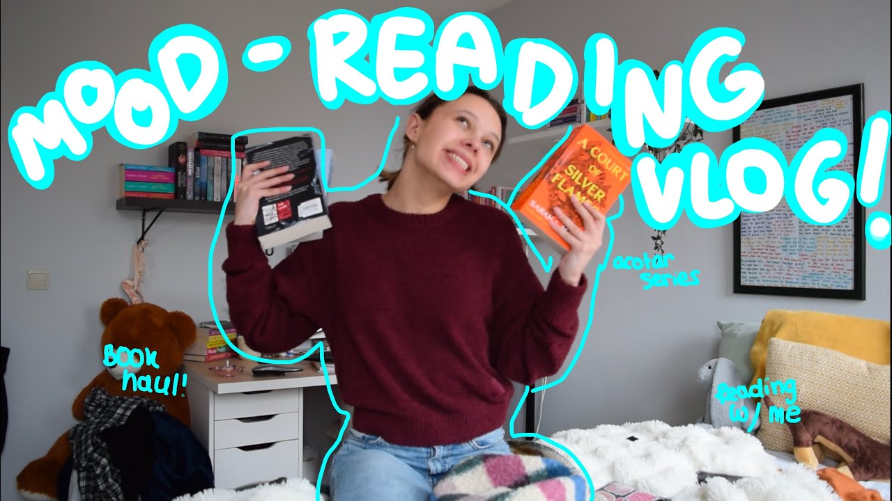 I READ ALLOT OF BOOKS... 📚🩷 A READING VLOG | ACOTAR series, book talk, book haul + more! 🩵