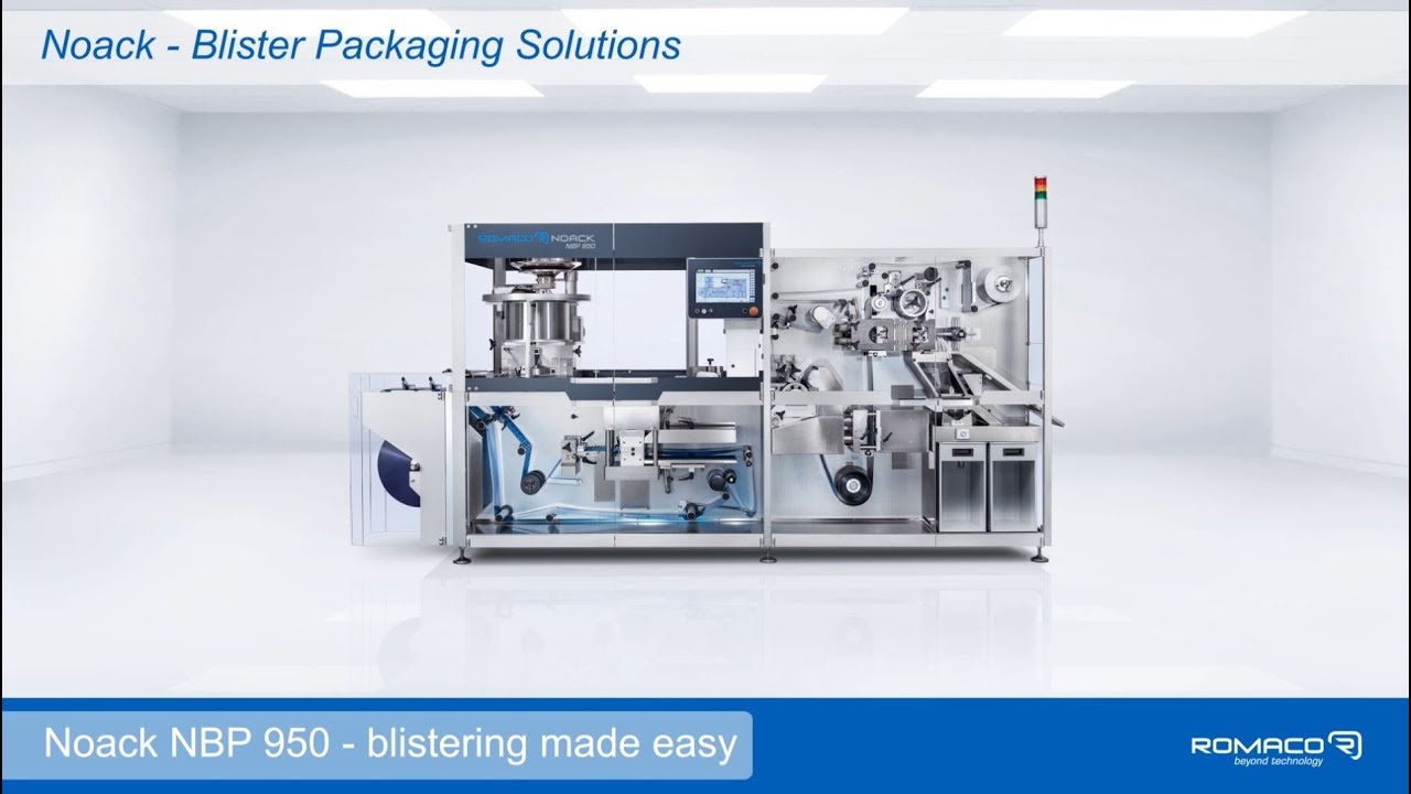 Romaco Noack blister packaging solution NBP 950