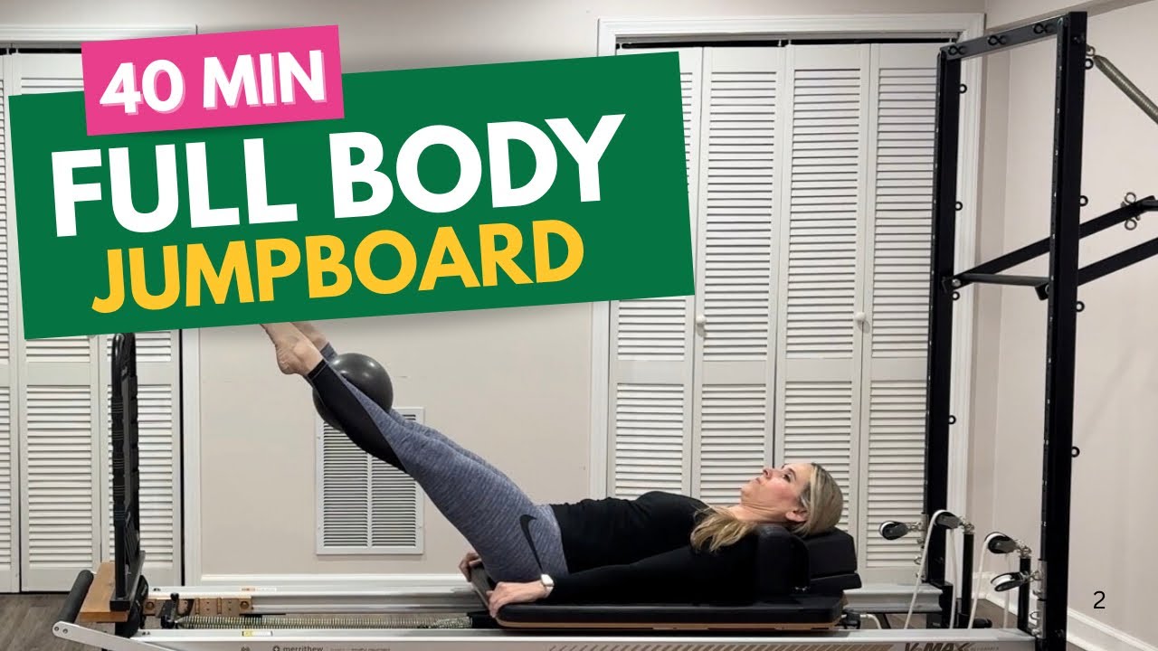 Pilates Jumpboard Reformer Full Body Workout | Cardio & Strength | 40-Minutes | Intermediate 