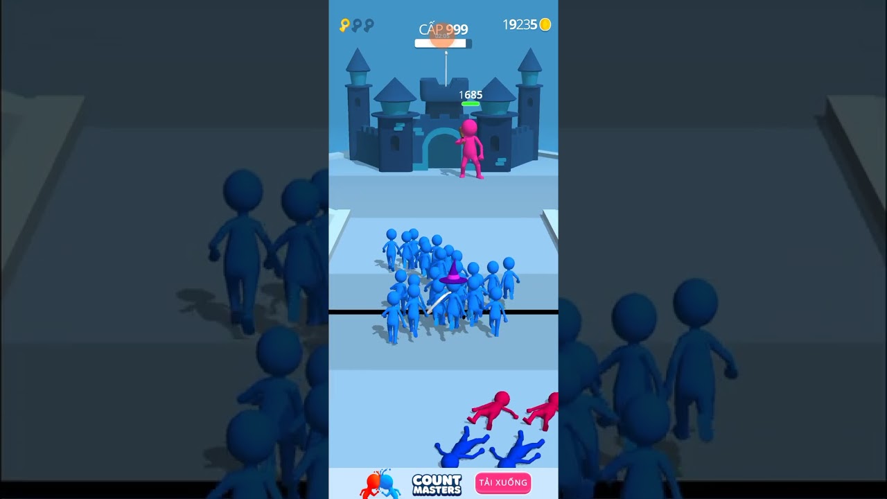 Join clash 3d level 997 - 1000 Hết 