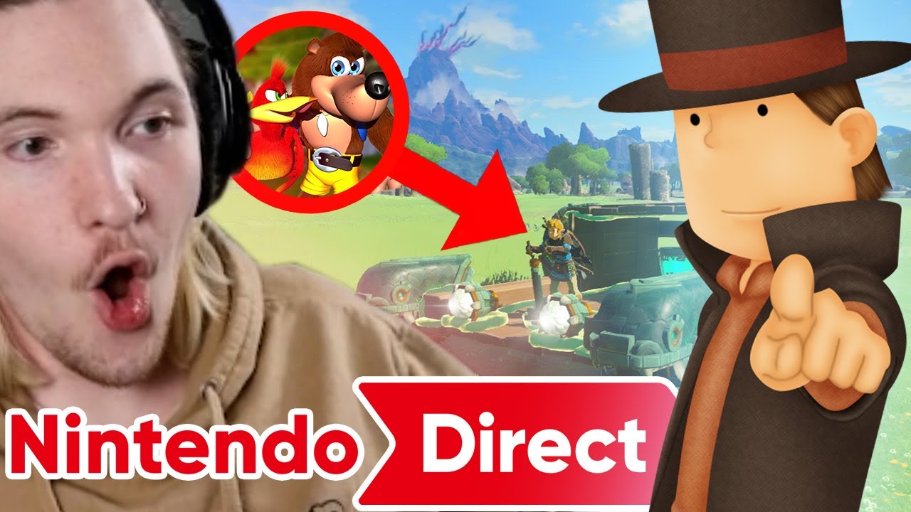 PROFESSOR LAYTON, TEARS OF THE KINGDOM, GAMEBOY GAMES!!! - Nintendo Direct February 2023 Reactions!