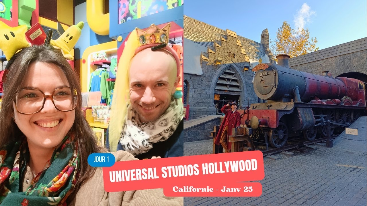 Jour 1 - Découverte du SUPER NINTENDO WORLD ⭐🍄 I CALIFORNIA VLOG  I JANV 25
