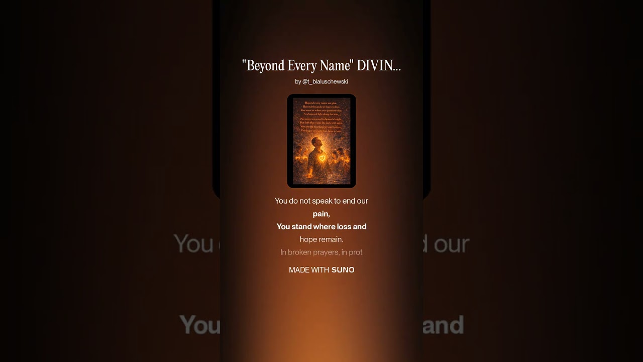 Beyond Every Name | Prayer Song of God’s Mystery & Presence