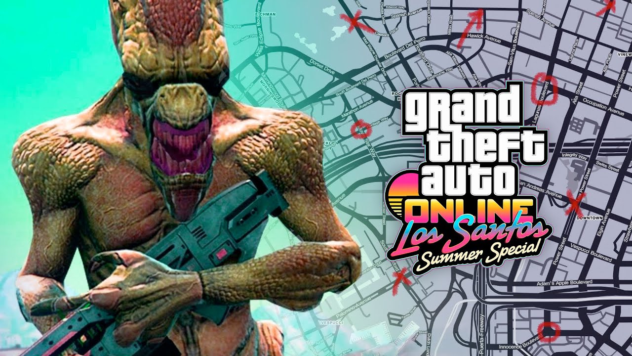 Ubicaciones TODOS los decorados de SOLOMON (Traje ALIEN) GTA ONLINE: Los Santos Summer Special