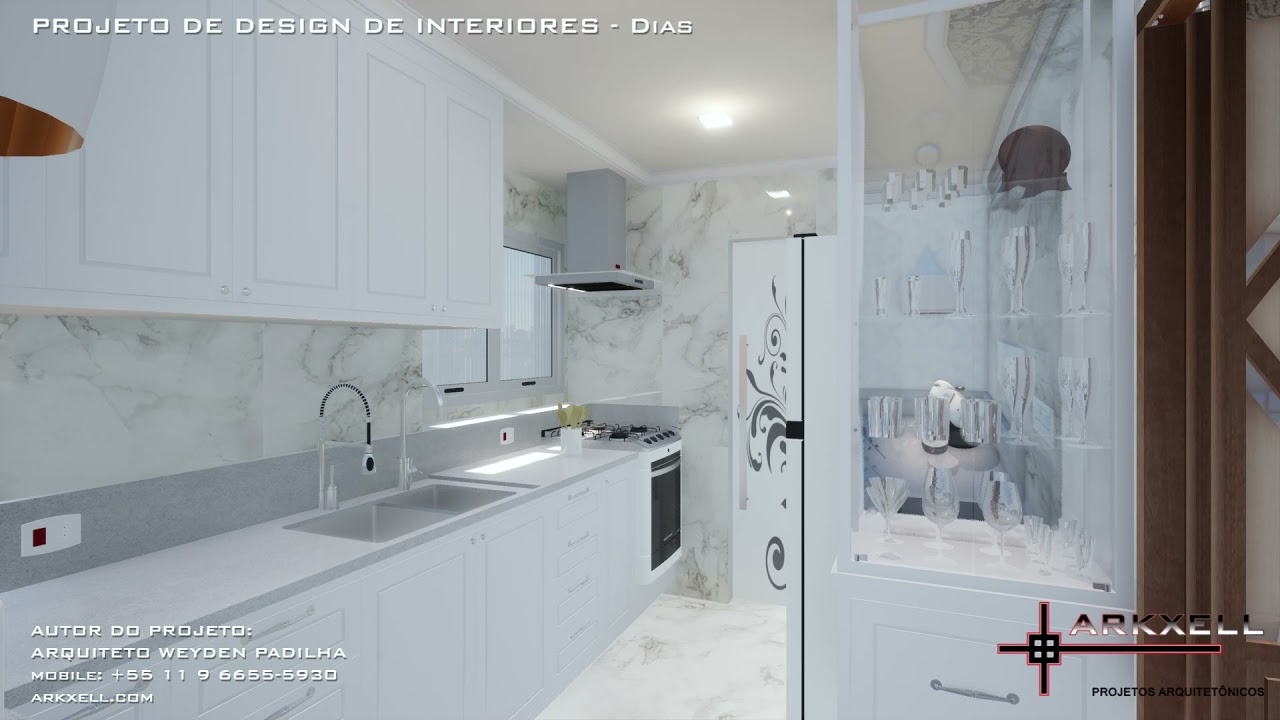 Processo de projeto de design de interiores.
