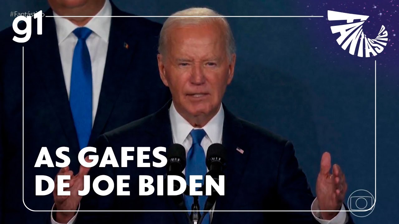 Joe Biden acumulou gafes antes de desistir da reelei&ccedil;&atilde;o | FANT&Aacute;STICO