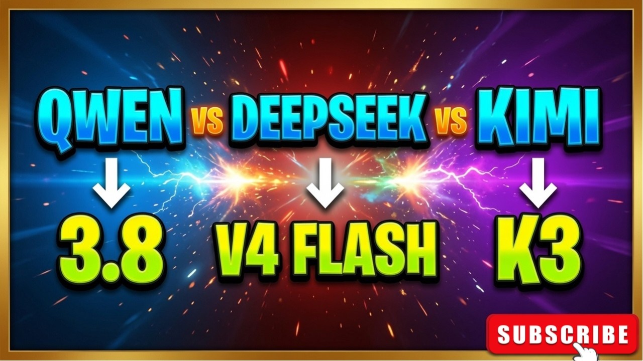 Qwen 3.8 Max против DeepSeek V4 Flash против Kimi K3 &mdash; 3 суровых теста