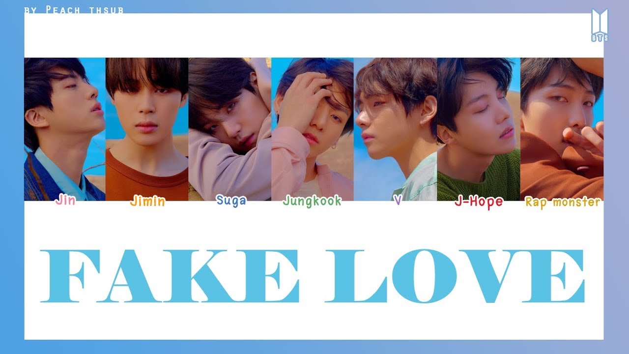 [COLOR CODED/THAISUB] BTS - Fake Love #พีชซับไทย