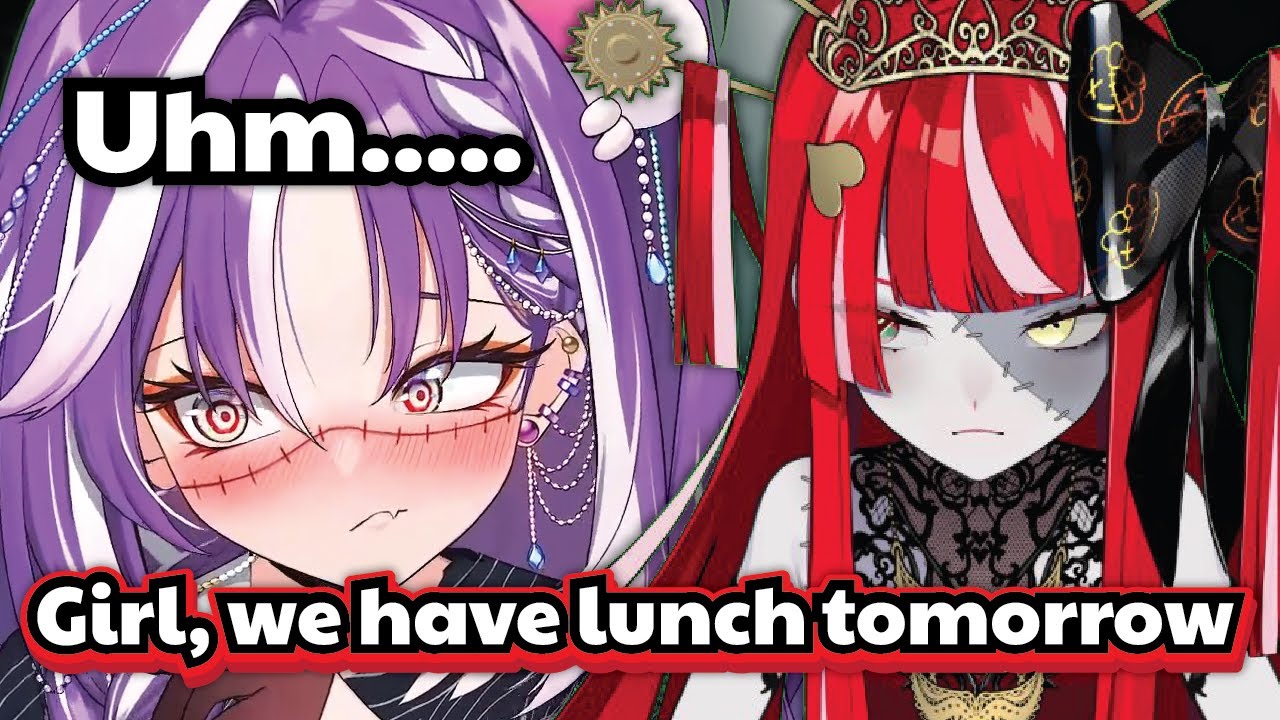 Michi forget that she have Lunch with Ollie. OLLIE : .....  [Hololive ID]