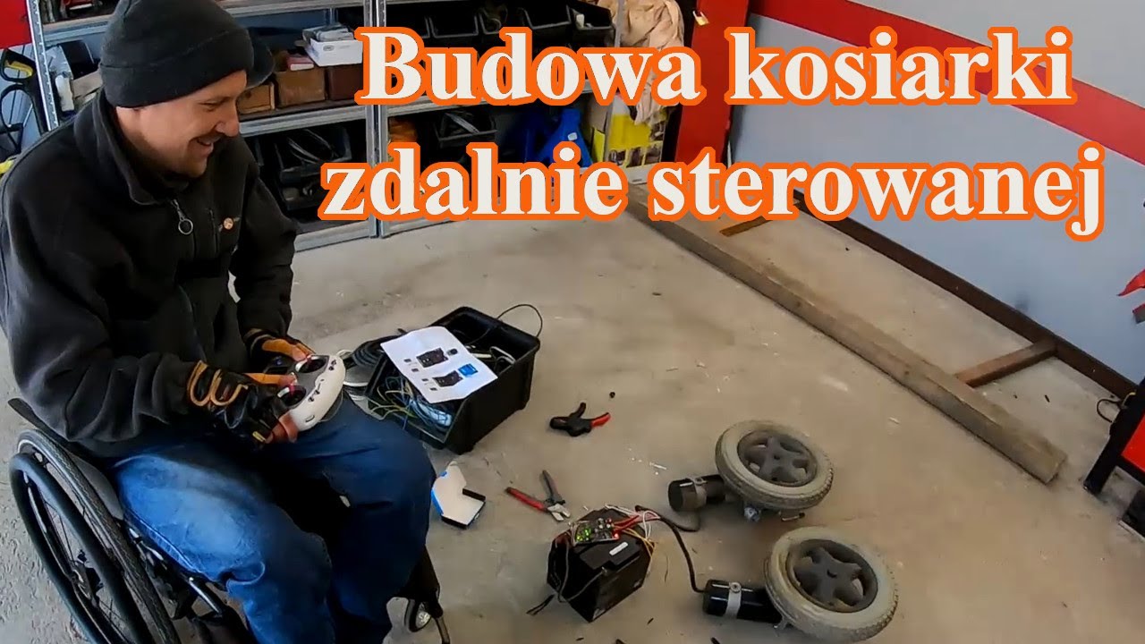 Budowa kosiarki zdalnie sterowanej