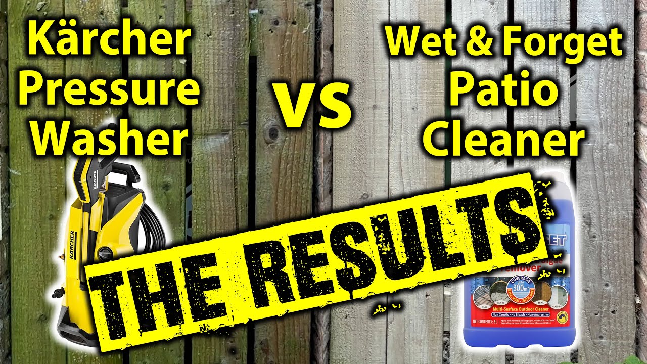Pressure Washer vs Wet & Forget - The Results