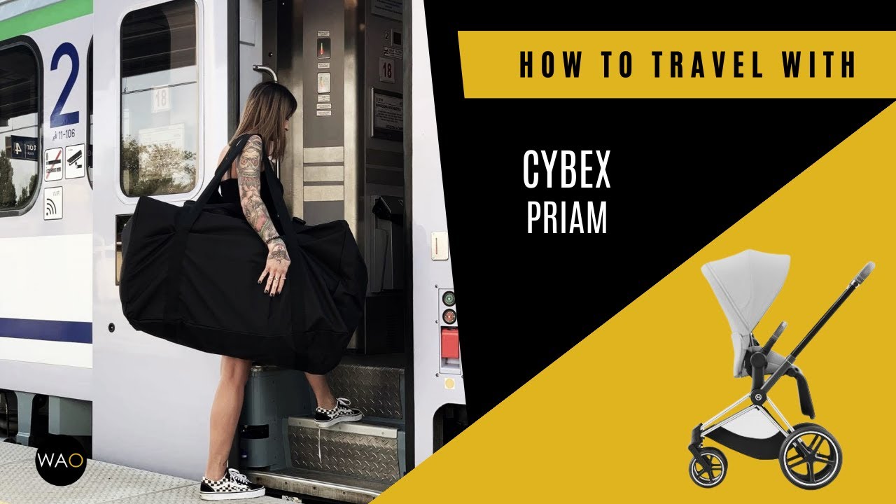 Collapsing/packing the Cybex e-Priam/Priam stroller into the WAO XXL travel/transport bag