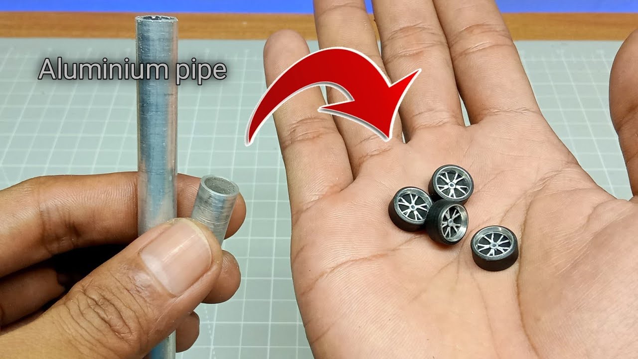 Making wheels with aluminum pipes for diecast