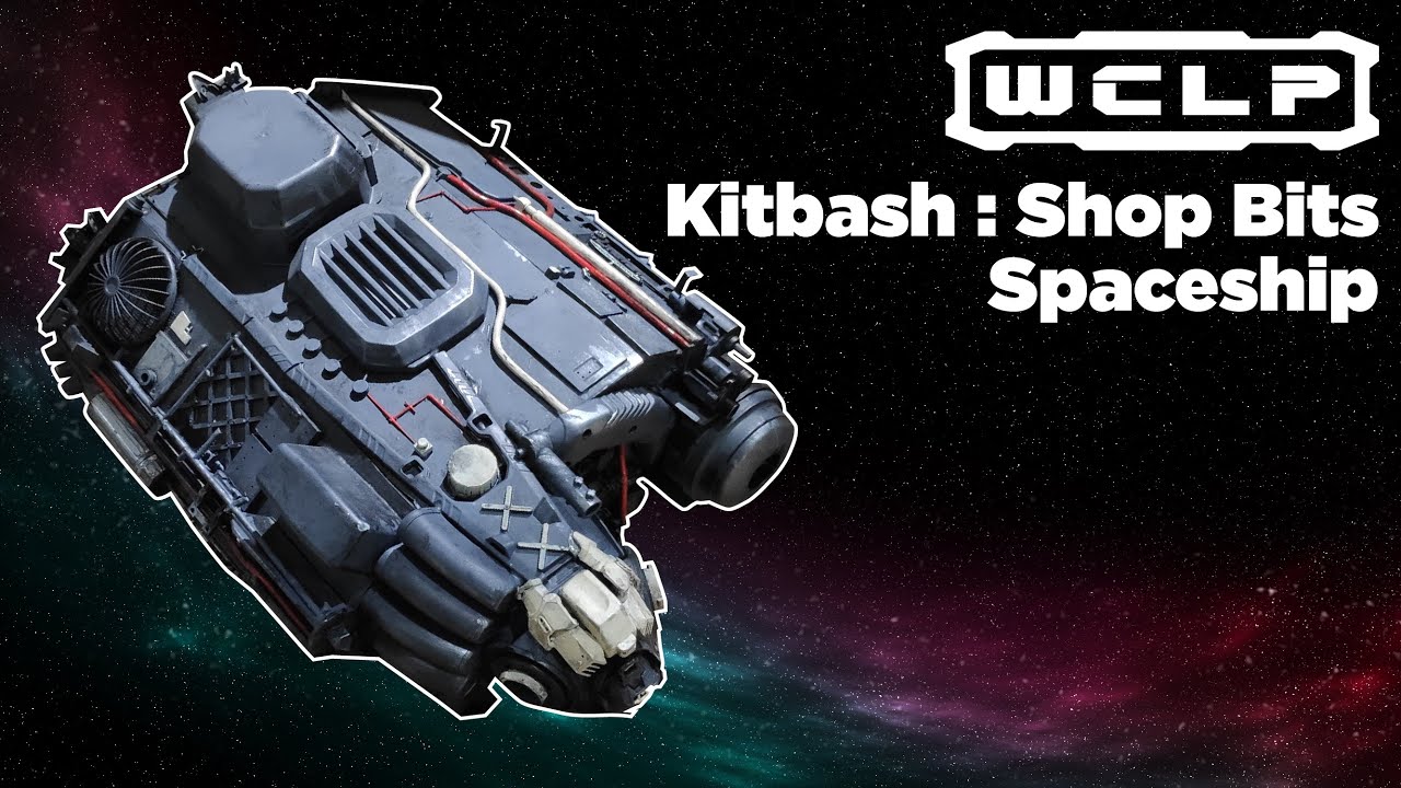 Kitbash 3D Spaceship Models Timelapse | Whichcraft Labs Props