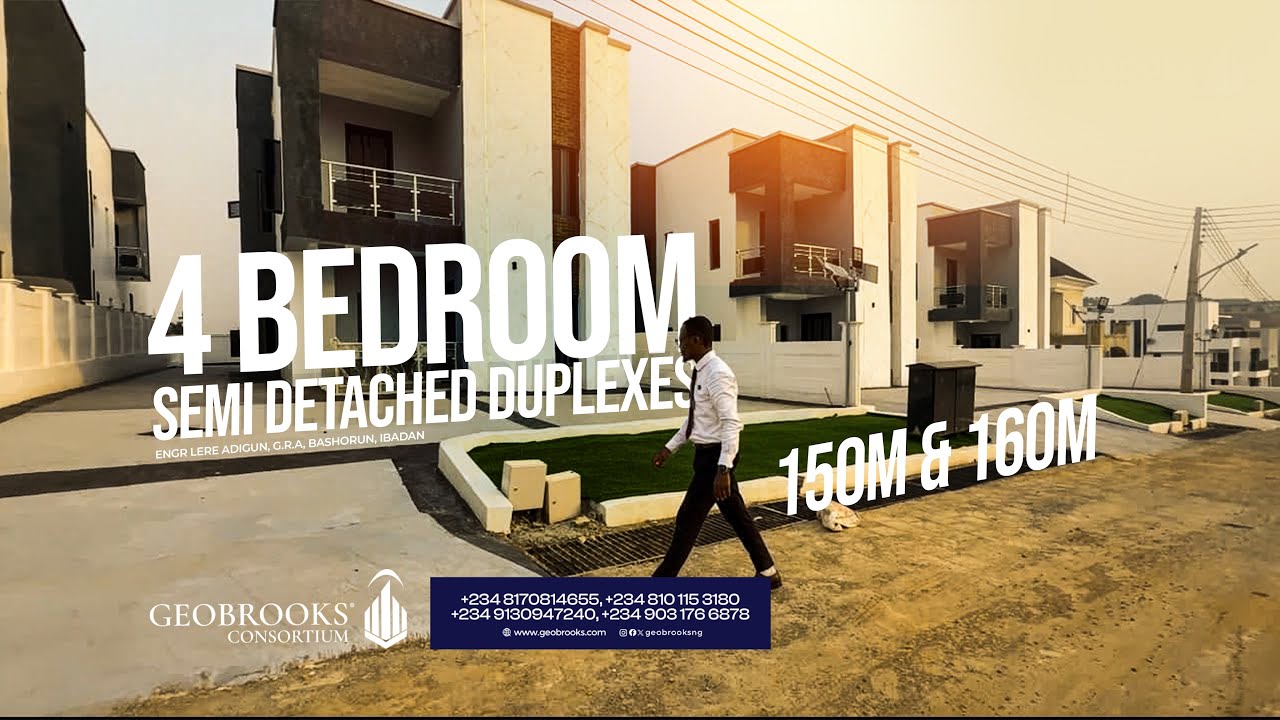 SEMI DETACHED DUPLEXES IN ENGR. LERE ADIGUN G.R.A