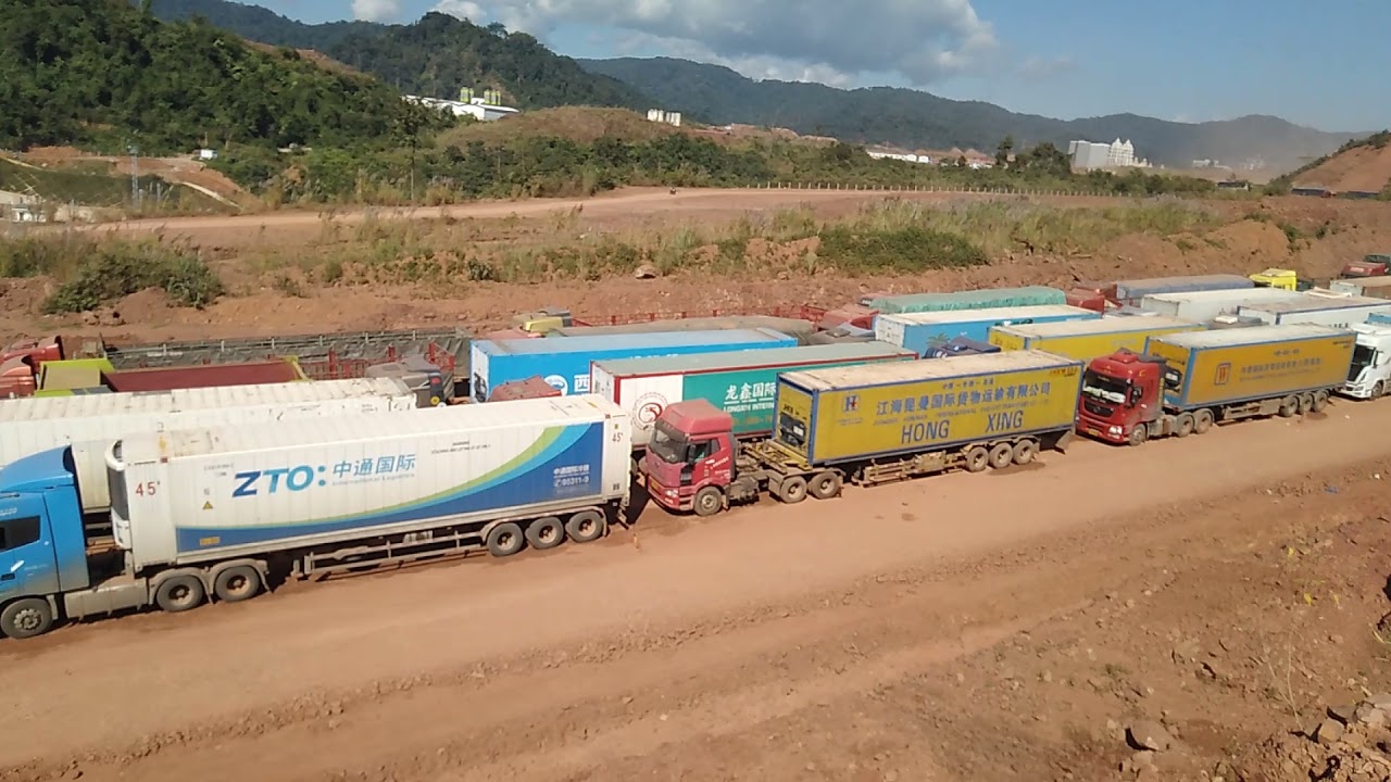 The route from Boten Station to Gacheno เส้นทางแต่สถานีบ่อเต็นไปหากาเชโน