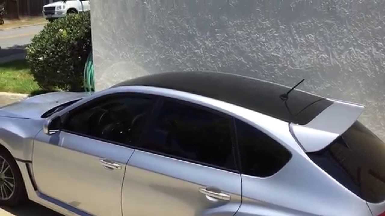 3M Gloss Black Roof Wrap - 2014 WRX Hatchback