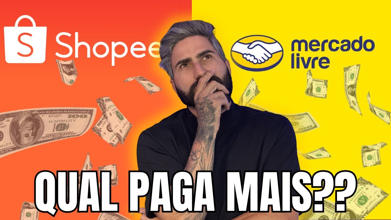 MERCADO LIVRE Vs SHOPEE | QUEM PAGA MAIS?