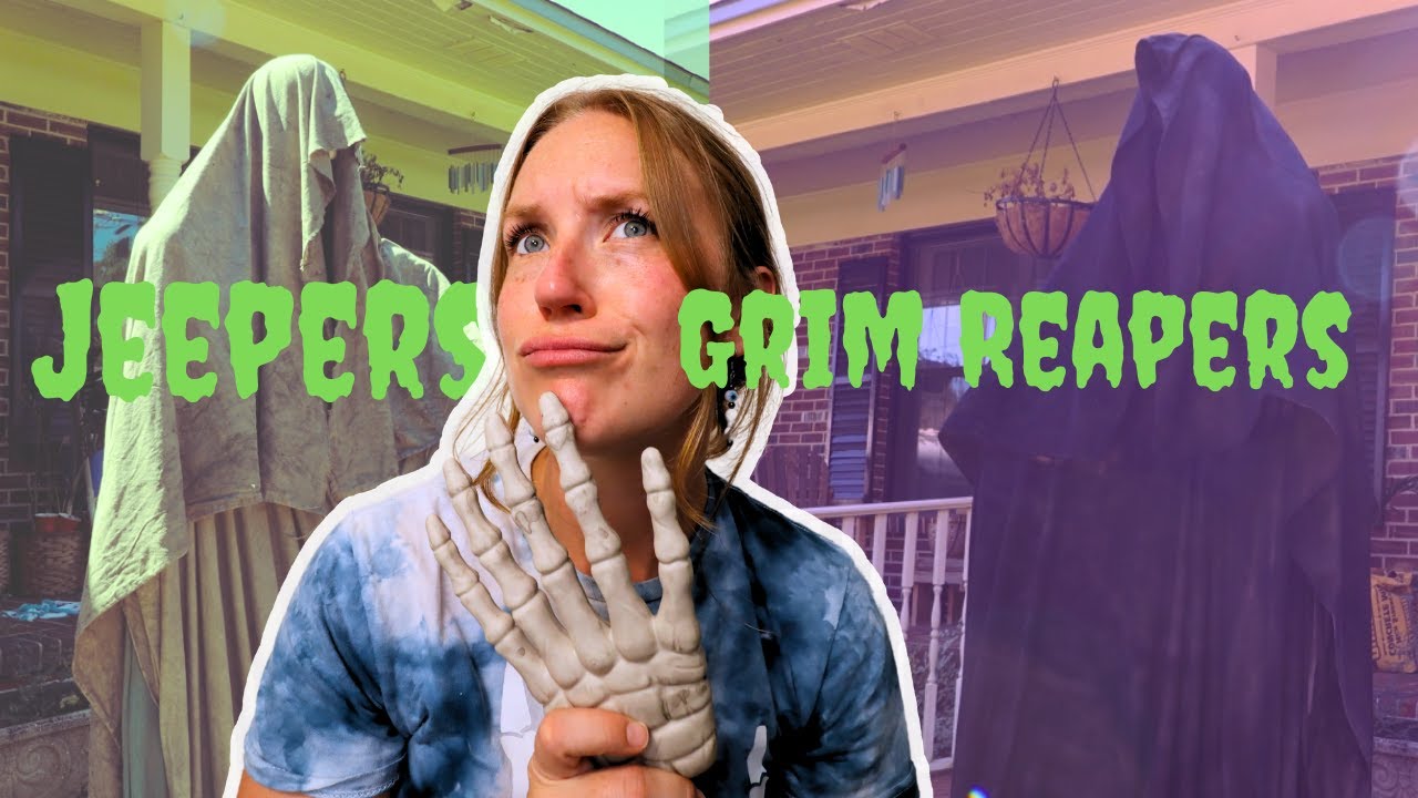 DIY Halloween Grim Reaper Lawn Ornament