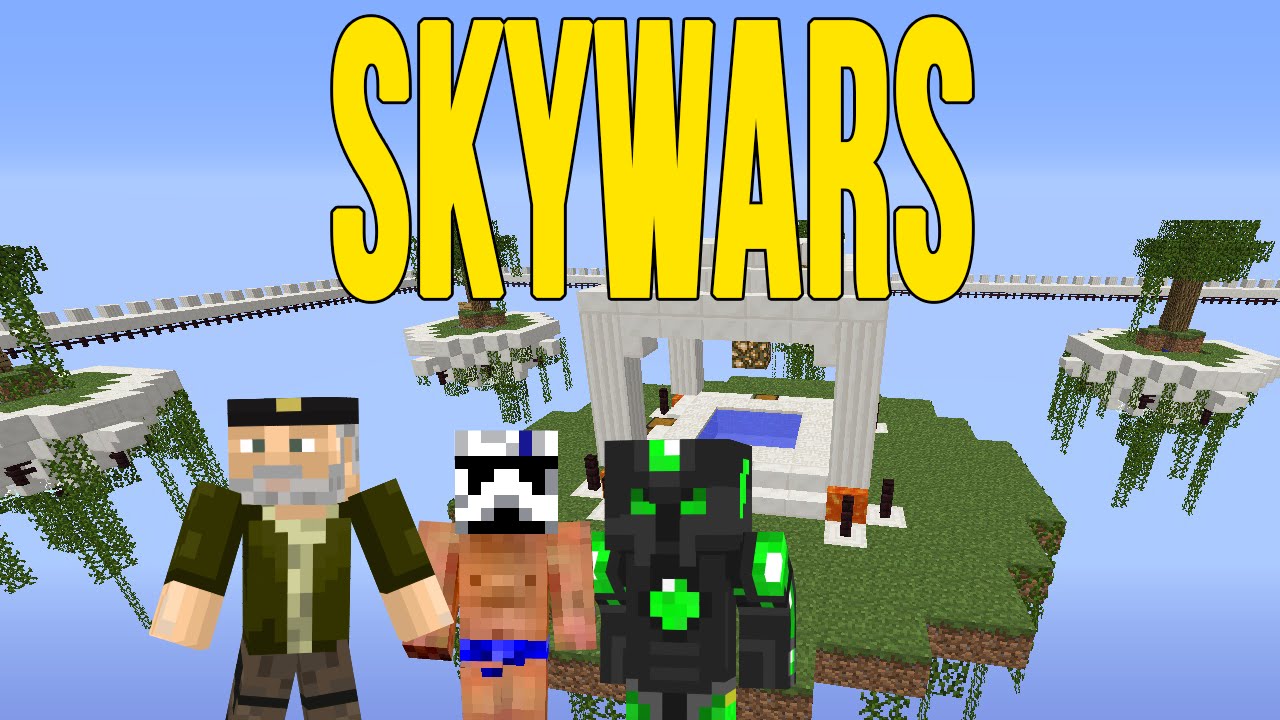 GUERRA EN LAS ALTURAS - SkyWars Minecraft con Willy y sTaXx