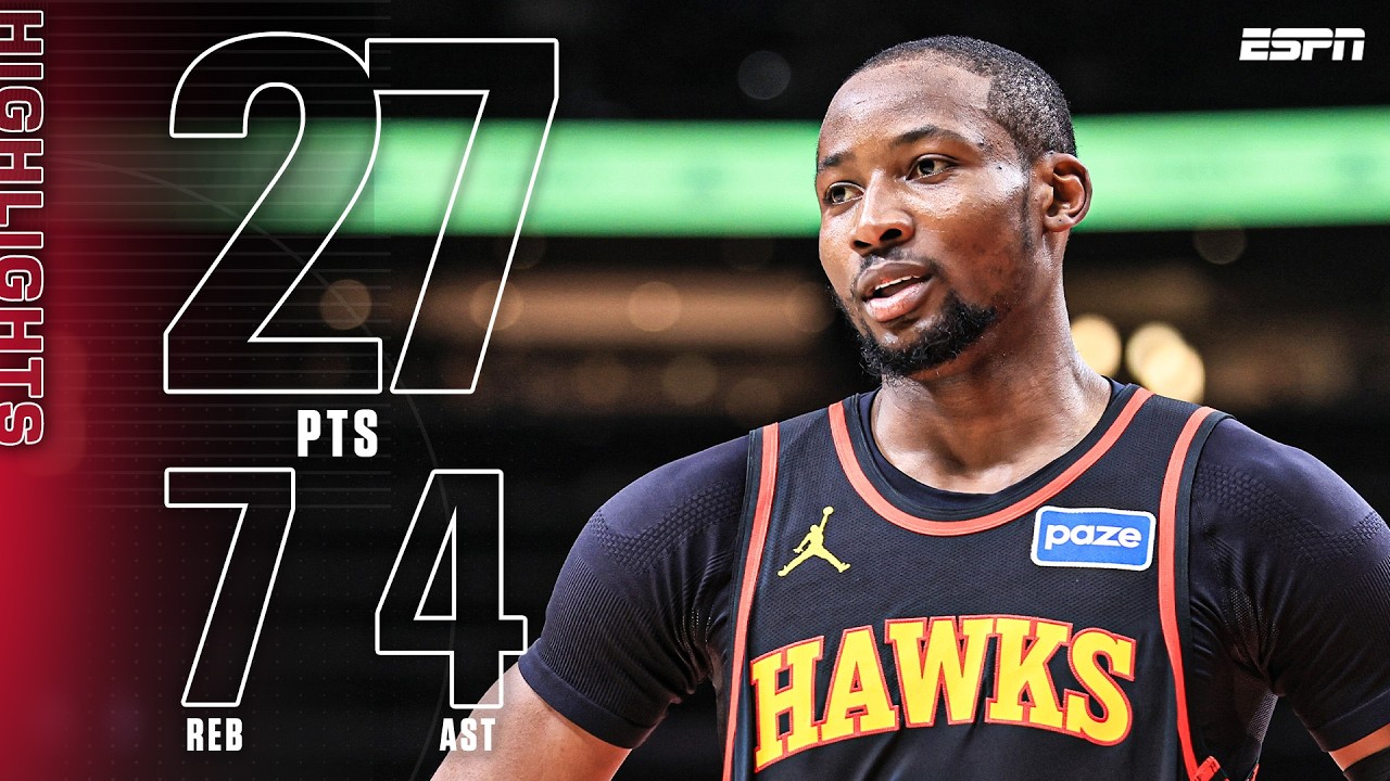 HIGHLIGHTS from Jonathan Kuminga's debut with the Atlanta Hawks 🔥 | NBA on ESPN
