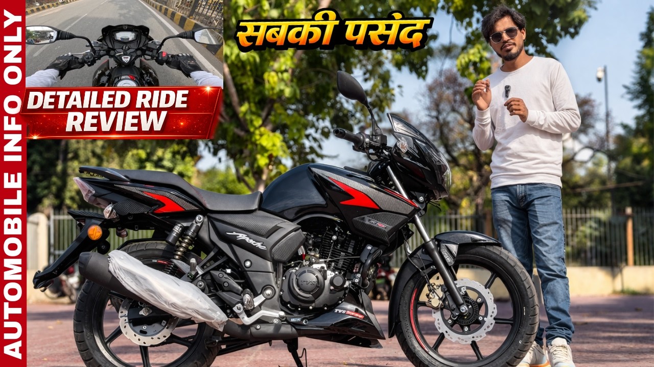 New TVS Apache 160 2V Detailed Ride Review | Dual Disc Variant | No BT  Features