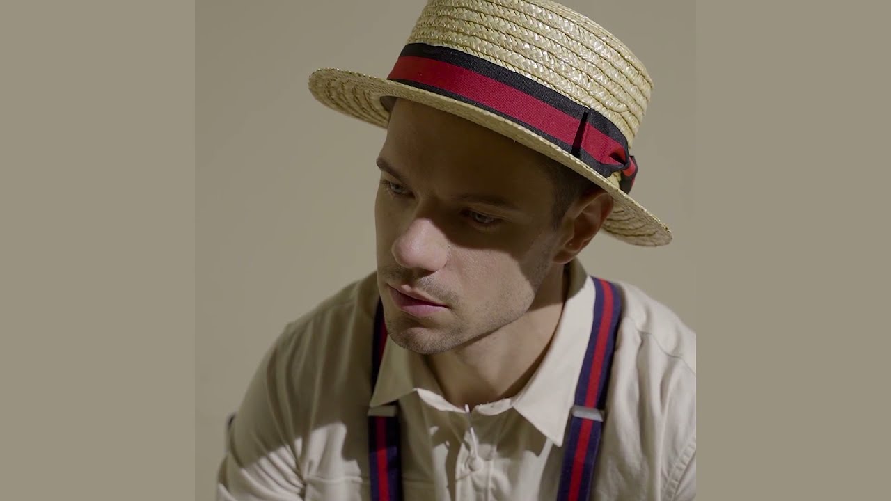 Wide Brim Straw Braid Boater Hat