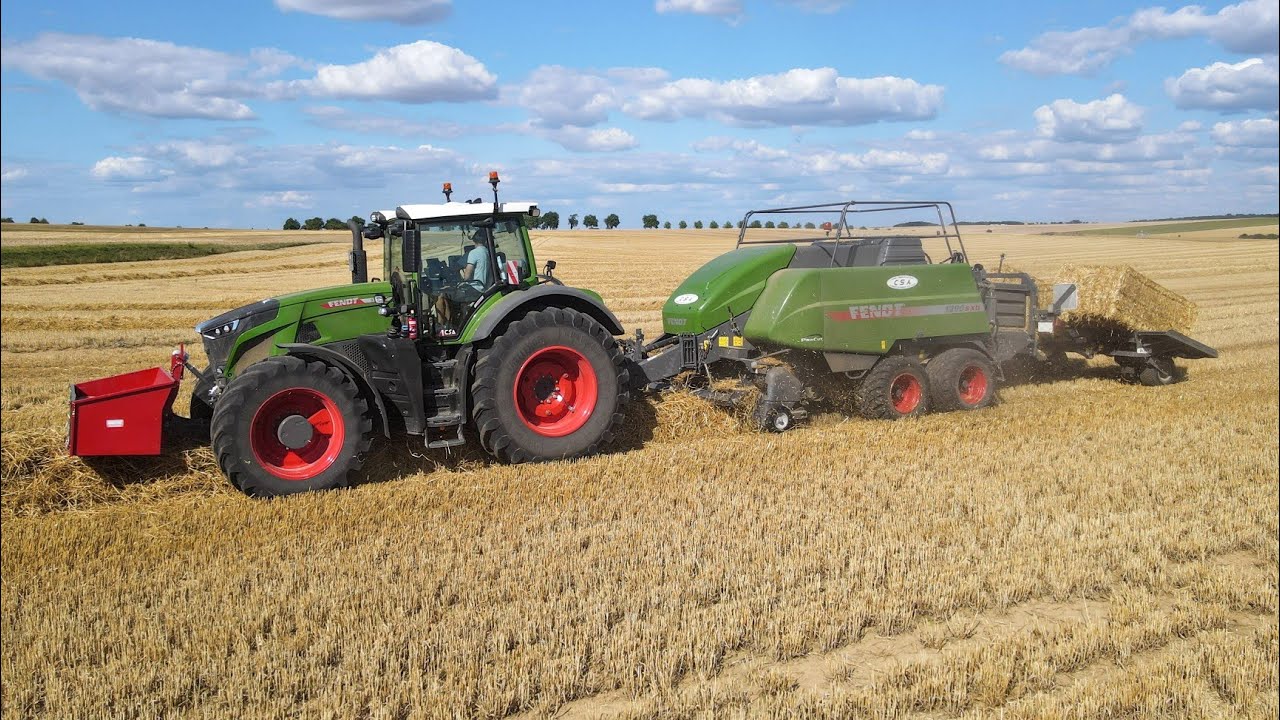 FENDT 936 ONE AU PRESSAGE DE PAILLE 💨🌾// FENDT 936 & FENDT 1290 S XD //
