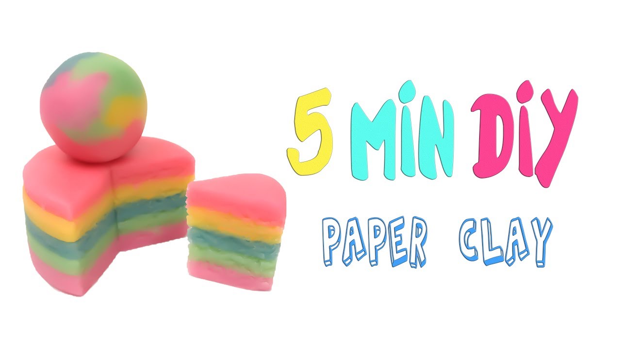 42】DIY Paper Clay Recipe【Clay Tutorial/Lovely4u】