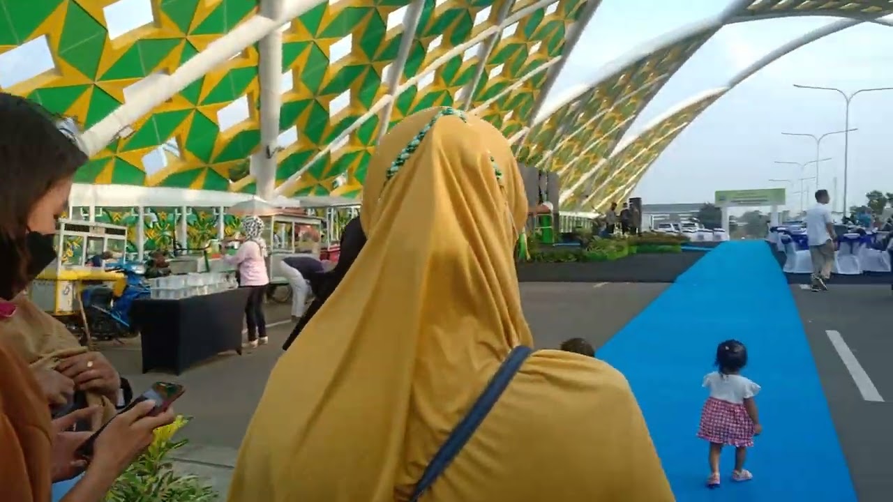 detik detik peresmian jembatan bogeg serang banten indonesia
