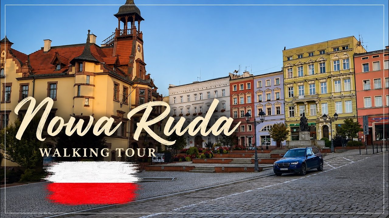 Nowa Ruda - Polska [walking tour] Poland   NO TALK