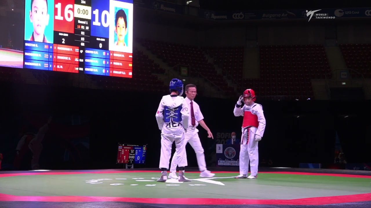 334 SF Boys  41kg MEX CORTES G M  THA MADSAMAN P