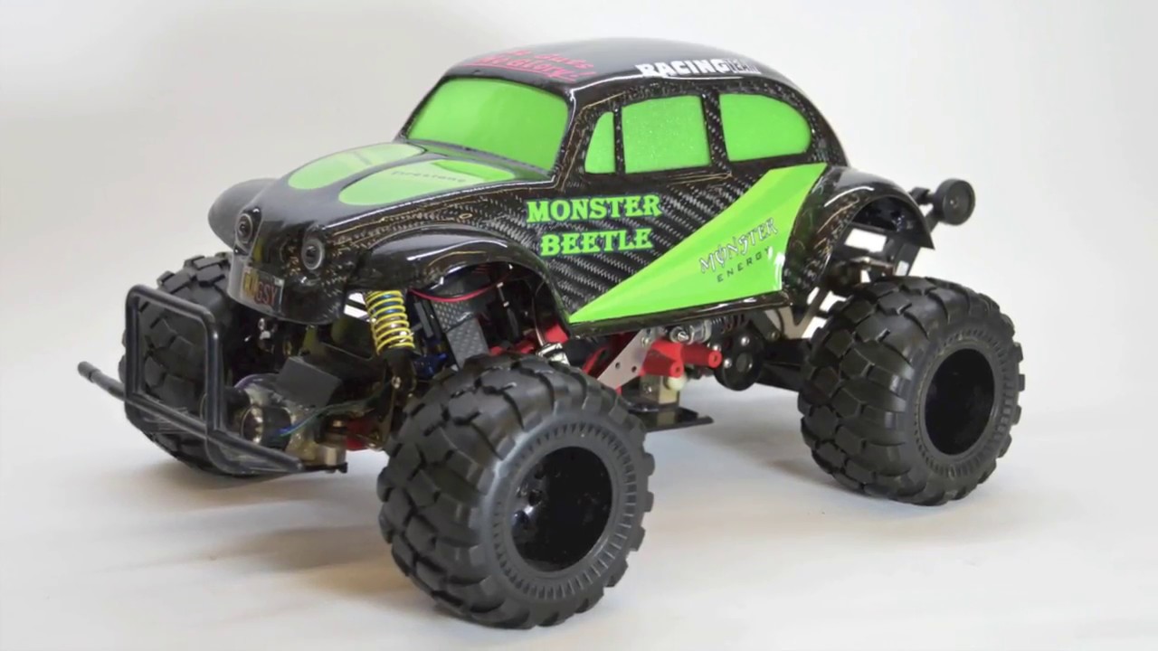 Tamiya Monster Beetle for sale. Heavily modified. MIP diff. Brushless Motor Hobbywing 120a Esc