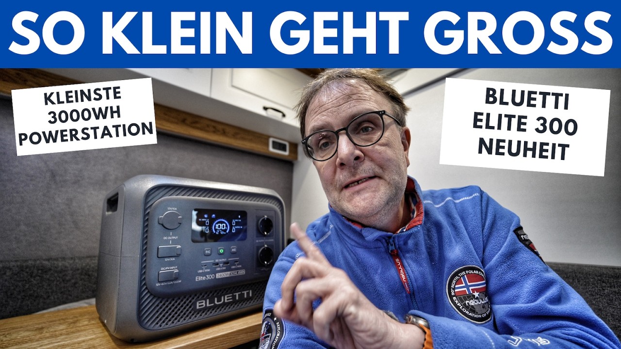BLUETTI ELITE 300 - ULTRAKOMPAKT - 3000 Wh Kapazität - QUICK CHECK