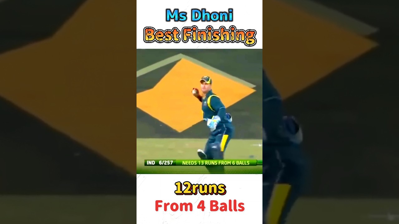 Ms dhoni🔥 vs Aus best finishing! 💯😱🤯 #shorts #cricket #msdhoni #viral #youtubeshorts