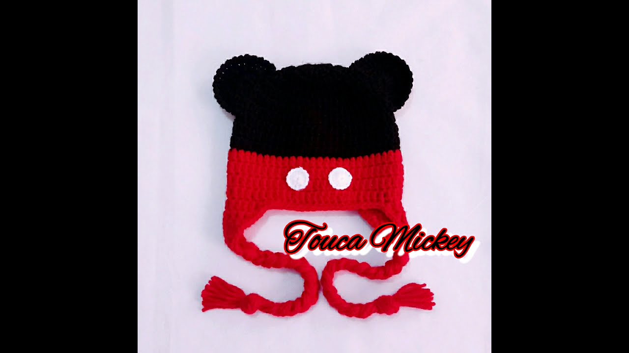 APRENDA A FAZER A TOUCA DO MICKEY🤩