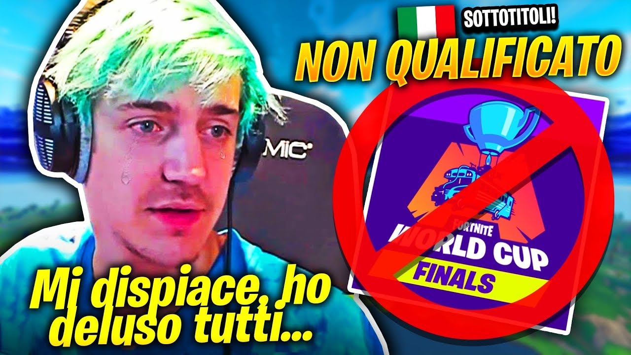 Ninja ESTREMAMENTE DELUSO PER NON ESSERSI QUALIFICATO alla WORLD CUP! Guardate QUA! 😲