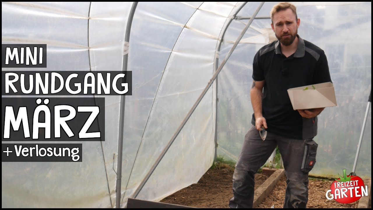 Mini Rundgang März | Gewächshaus, Felder & Co | +Verlosung | Freizeit Garten