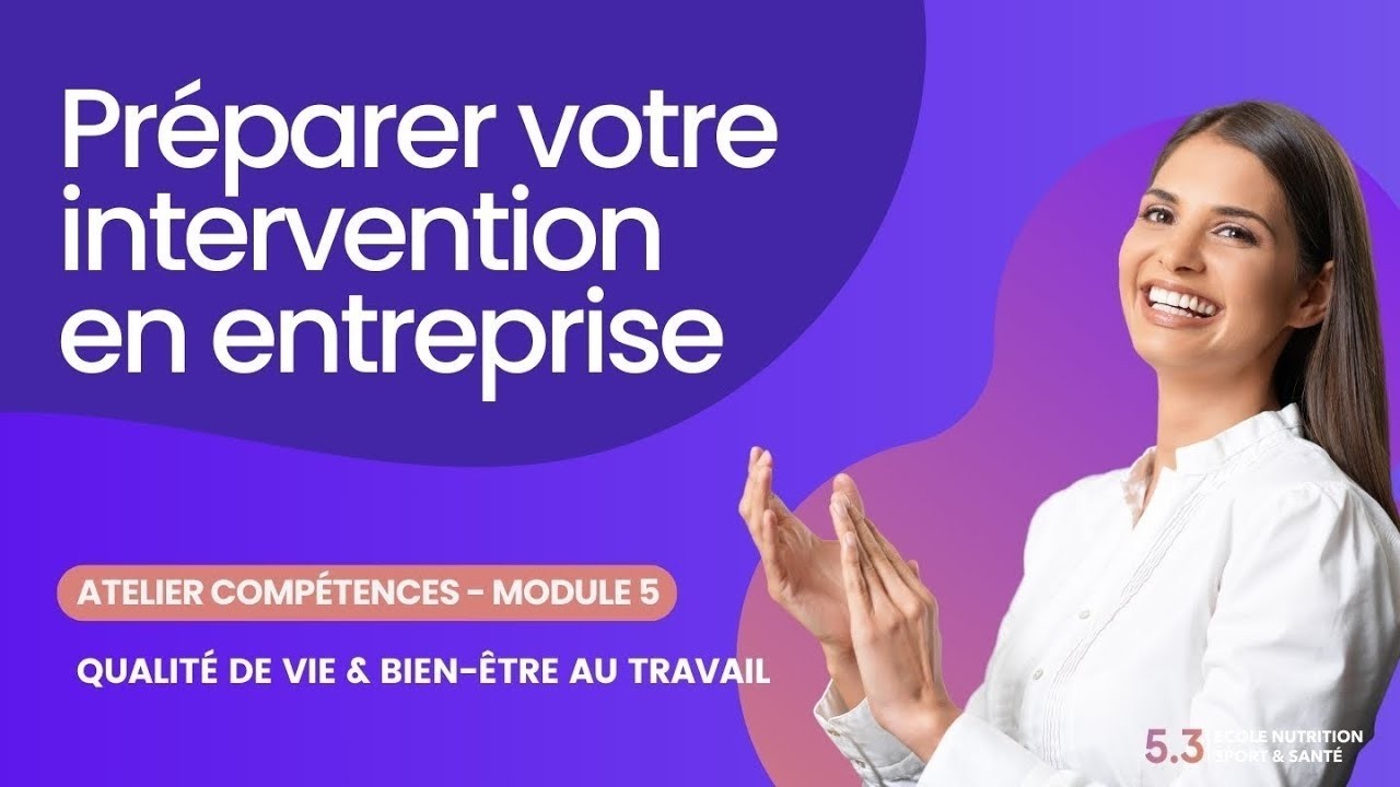 Préparer et organiser une intervention en entreprise