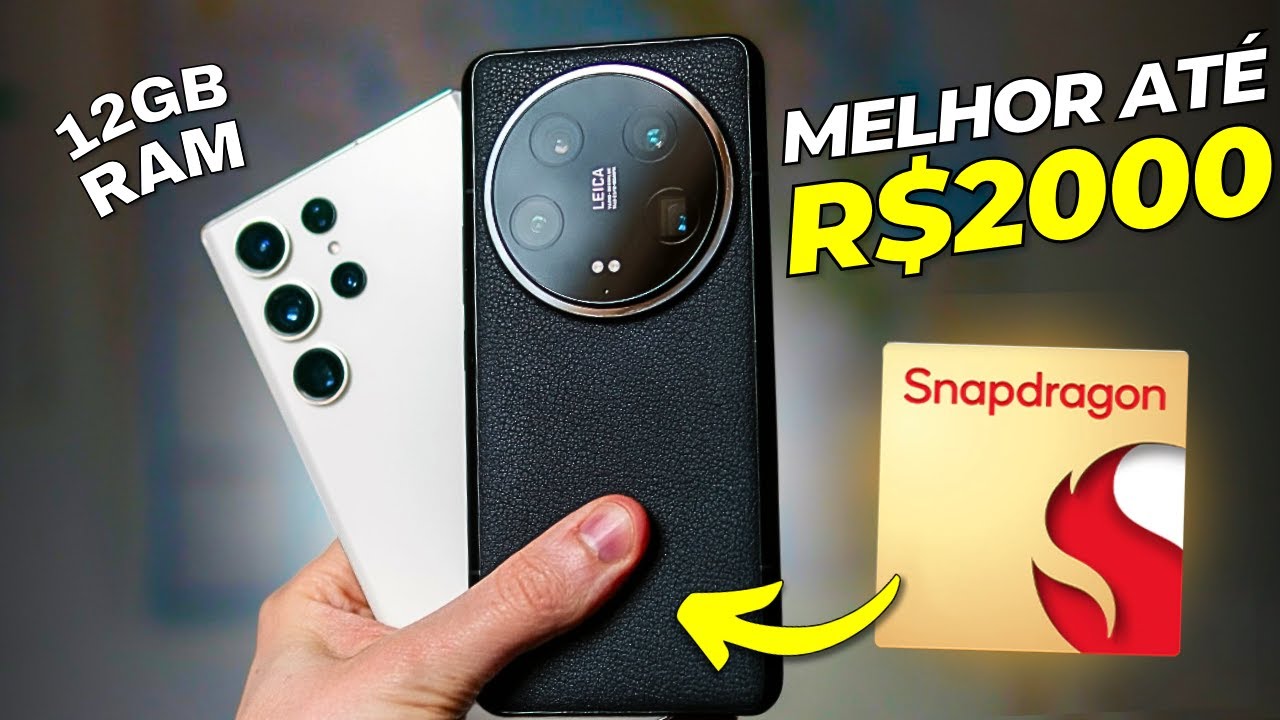 TOP 7 MELHORES Celulares até R$2000 CUSTO BENEFÍCIO em 2024!!! - BOM e BARATO