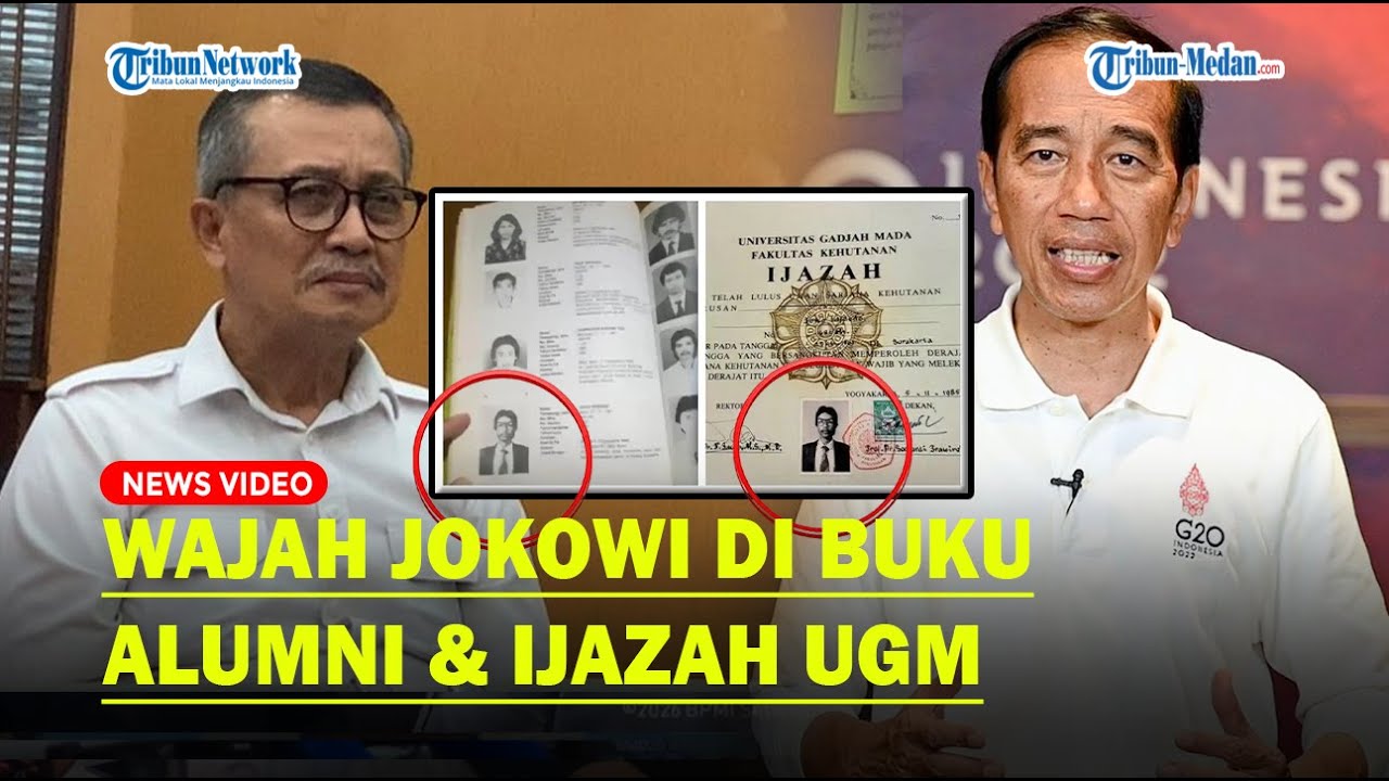 EKS WAKAPOLRI Oegroseno Blak-blakan 'Beda' Wajah Jokowi di Buku Alumni & Ijazah UGM