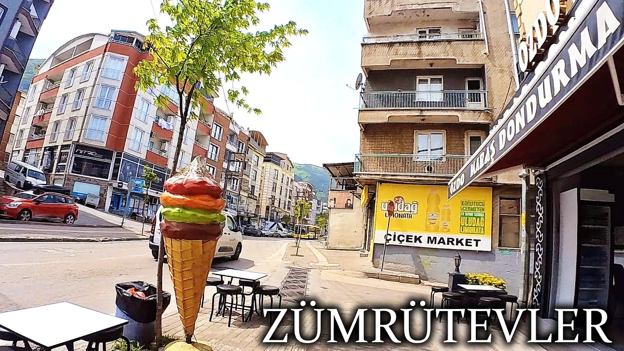 ZÜMRÜTEVLER MAHALLESİ - ÇİÇEK CADDESİ - TELEFERİK MEYDAN - ZÜMRÜTEVLER YILDIRIM BURSA VLOG - PİREMİR