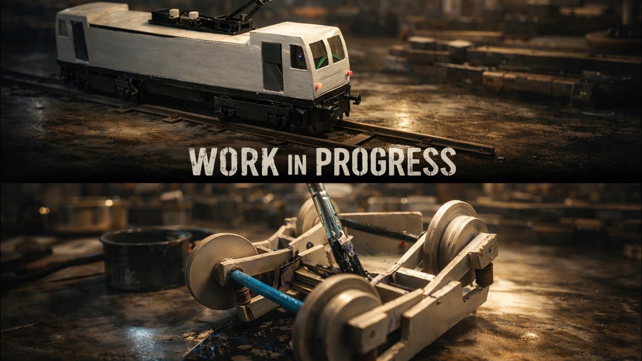 Second Train Paint Work in Progress  | Project NVIDEO |