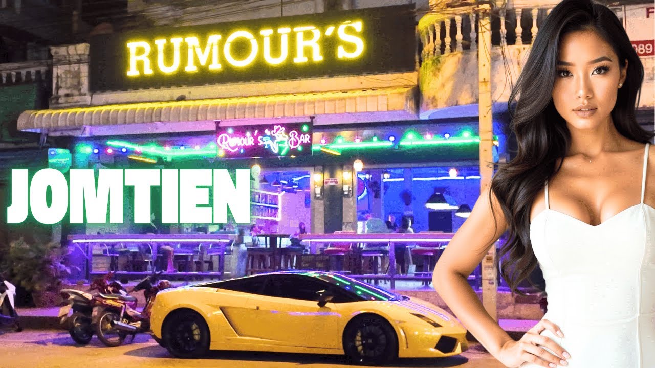 Pattaya Jomtien Nightlife 4K Showcasing: Unfiltered Walking Experience in Thailand in 4K