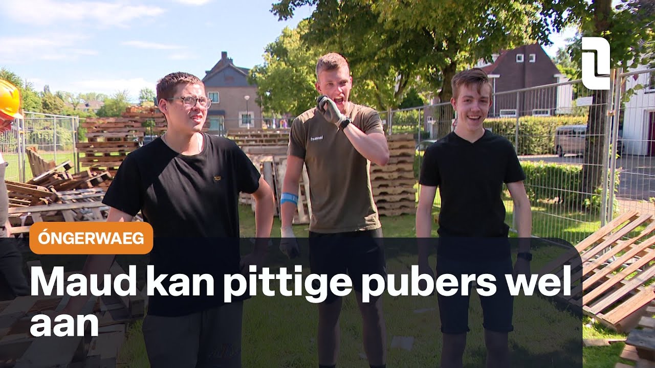 Ongerwaeg onder de tafel in Kessel