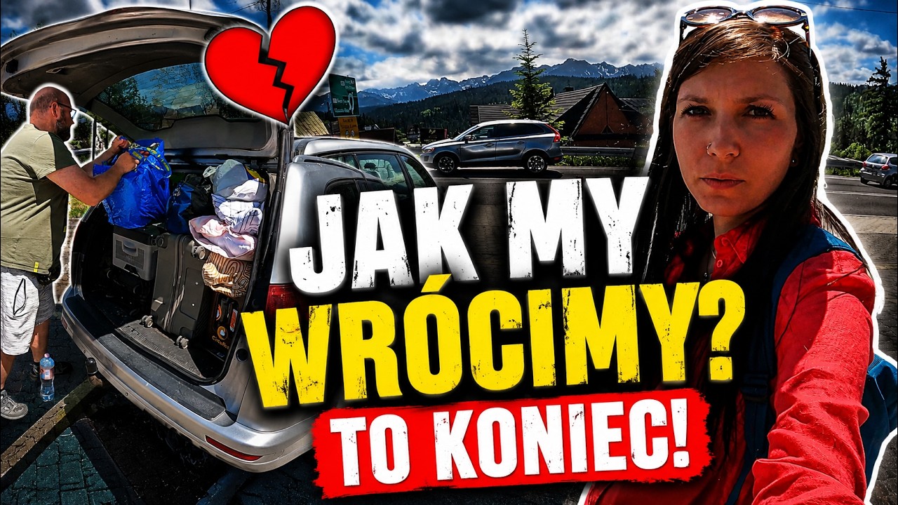 Żegnamy TATRY. Błędy w nawigacji i problemy w drodze do domu. Co poszło nie tak?