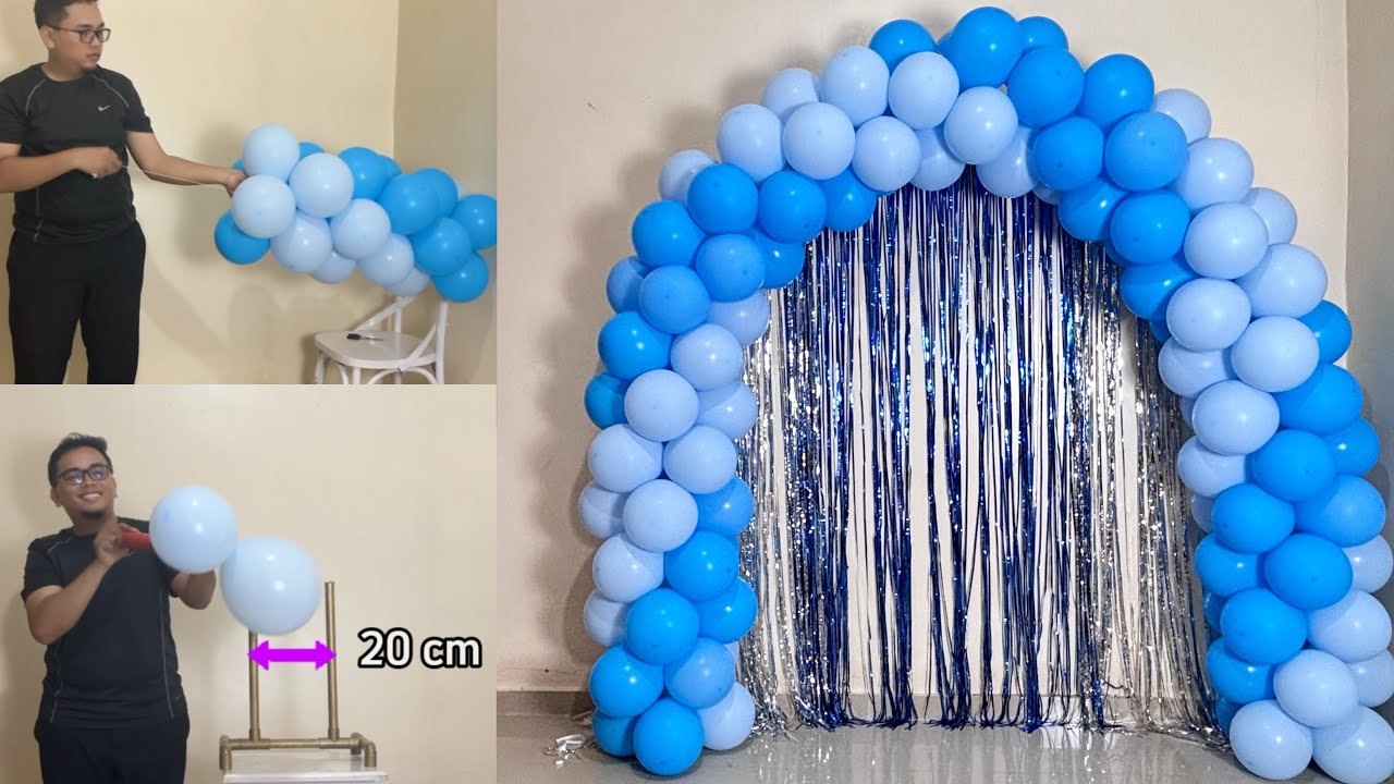 BIRTHDAY BALLOON DECORATION IDEAS AT HOME