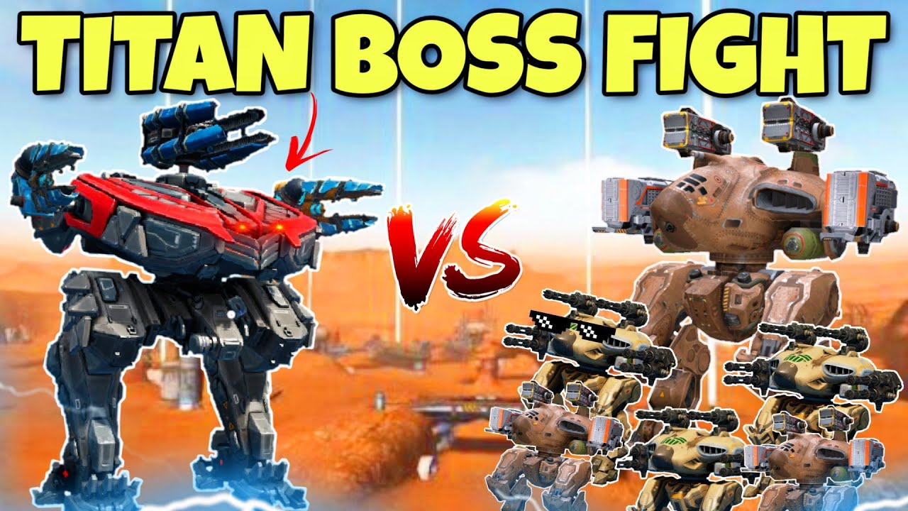 🔥 1vs6 LUCHADOR VS GRIFFINS ARMY TITAN BOSS FIGHT SKIRMISH CONCEPT || WAR ROBOTS || WR ||